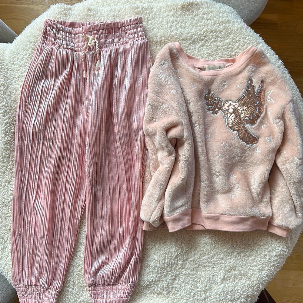 Peek  pants and sweatshirt bundle